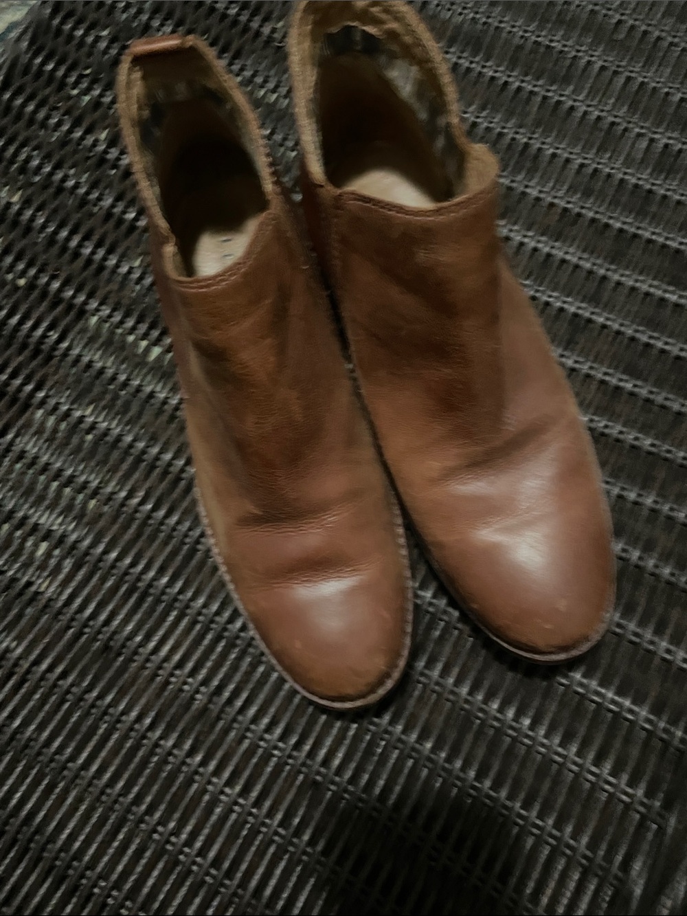 L.L. Bean Brown Leather Women's Ankle Booties